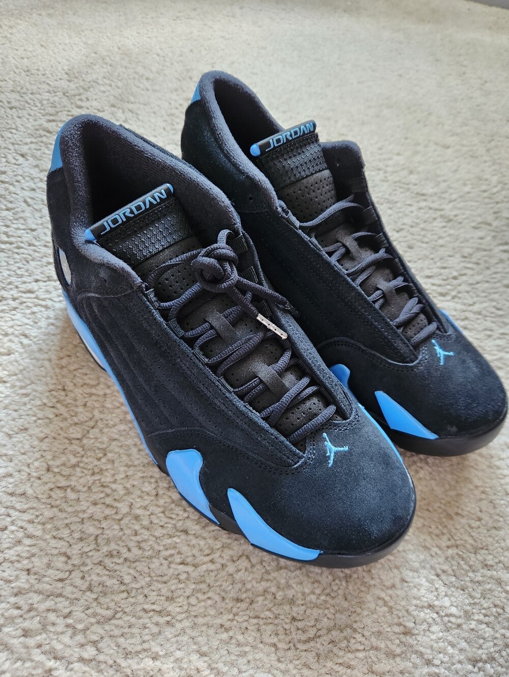 VNDS Jordan Retro 14 Black University Blue Size 11.5 No OG Box